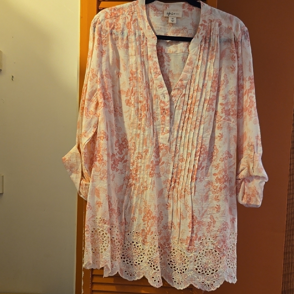 Floral Pink Blouse